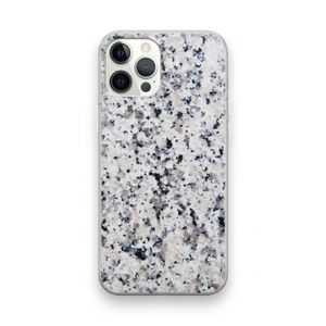 Gespikkelde marmer: iPhone 12 Pro Transparant Hoesje