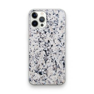 Gespikkelde marmer: iPhone 12 Pro Transparant Hoesje