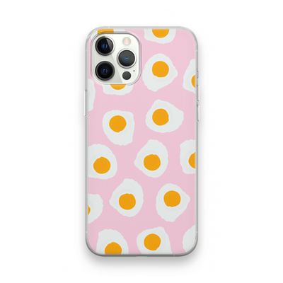 Dancing eggs: iPhone 12 Pro Transparant Hoesje