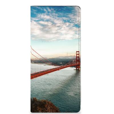 Samsung Galaxy A22 5G | Book Cover | Golden Gate Bridge