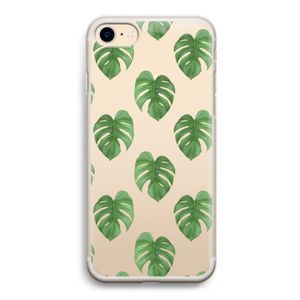 Monstera leaves: iPhone 7 Transparant Hoesje