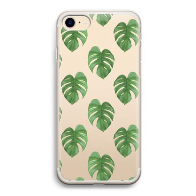 Monstera leaves: iPhone 7 Transparant Hoesje