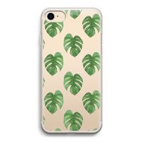 Monstera leaves: iPhone 7 Transparant Hoesje