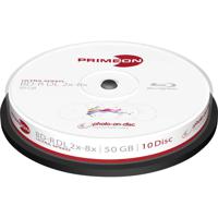 Primeon 2761312 Blu-ray BD-R DL disc 50 GB 10 stuk(s) Spindel Bedrukbaar