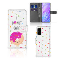 Samsung Galaxy S20 Book Cover Donut Roze - thumbnail