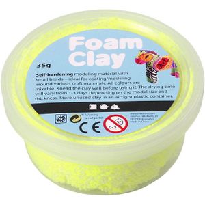 Foam Clay Neon Geel 35 gram