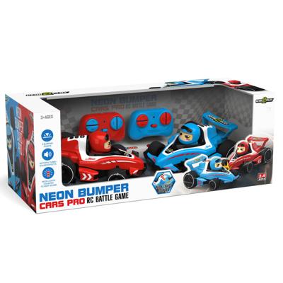 Gear2Play Neon Bumper Cars Pro RC Battle Game