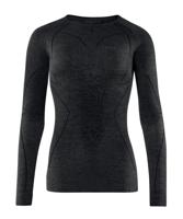 Falke Dames Longsleeve Wool-Tech Thermoshirt Dames Thermoset Black XL