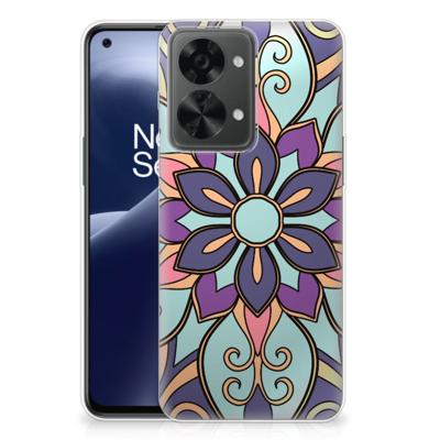 OnePlus Nord 2T | TPU Case | Purple Flower
