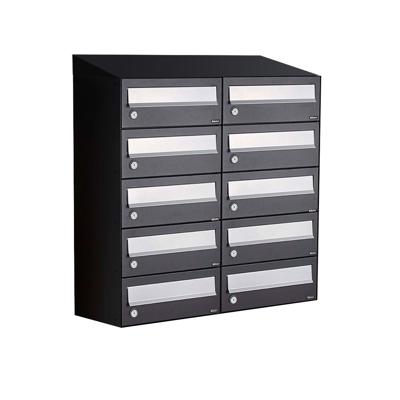 Allux Hive Set 2-Breed, 5-Hoog Met Dak Zwart - 40030070_2x5d