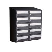 Allux Hive Set 2-Breed, 5-Hoog Met Dak Zwart - 40030070_2x5d