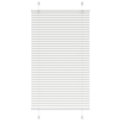 Pliss rolgordijn 75x100 cm stofbreedte 74,4 cm polyester wit