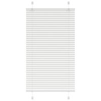 Pliss rolgordijn 75x100 cm stofbreedte 74,4 cm polyester wit