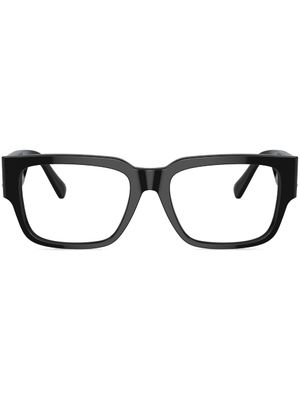 Versace Eyewear lunettes de vue carrées à plaque Medusa - Noir