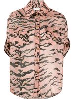 ZIMMERMANN chemise Matchmaker Safari en organza - Rose - thumbnail