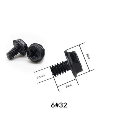 HDD & PSU schroefjes 4x zwart