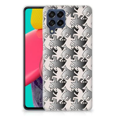 Samsung Galaxy M53 | TPU Hoesje | Salamander Grey
