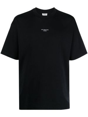 Drôle De Monsieur t-shirt à logo imprimé - Noir