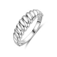 Gerhodineerde 925 Zilveren Ring - 6,5 mm Breed