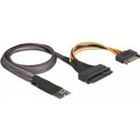 Delock 62984 M.2 Key M naar U.2 SFF-8639 NVMe-adapter met 50cm kabel