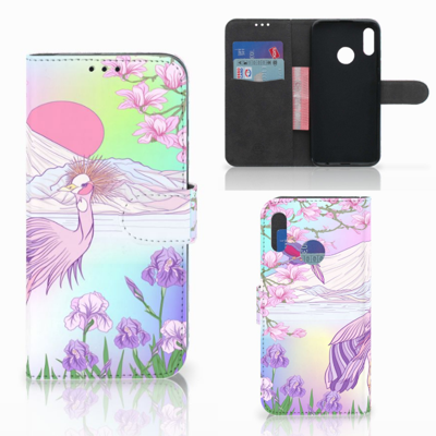 Honor 10 Lite | Telefoonhoesje | Met pasjeshouder | Bird