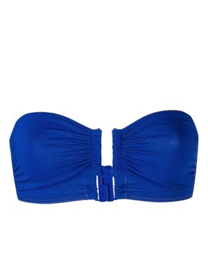 ERES haut de bikini bandeau Show à fronces - Bleu