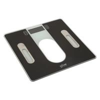 5Five Personen weegschaal Profi - zwart - glas/kunststof - 31 x 31 cm - digitaal - memory functies 5Five Personen weegschaal Profi - zwart - glas/kunststof - 31 x 31 cm - digitaal - memory functies