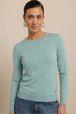 Studio Anneloes Luna 3/4 Slv Pullover 13604 Trui Korte Mouw 7700 Light Sage Green