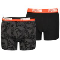 Puma Boys Camo AOP Boxer Red Combo 2-Pack-170/176