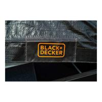 Aanhangwagenhoes Black & Decker Zwart 1,6 x 2,5 m