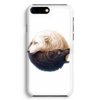 Yin Yang Wolves: iPhone 8 Plus Volledig Geprint Hoesje
