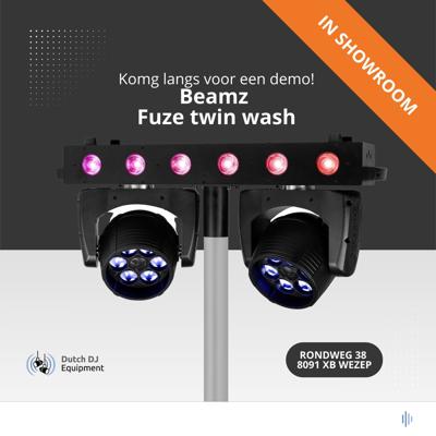 Beamz Fuze Twin led wash movinghead Bar