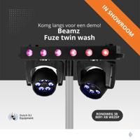Beamz Fuze Twin led wash movinghead Bar