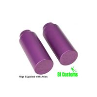 JD Bug 81 custom pegs pair - lilac
