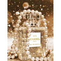 Glasschilderij - Chanel Parfum - 60 x 80 cm
