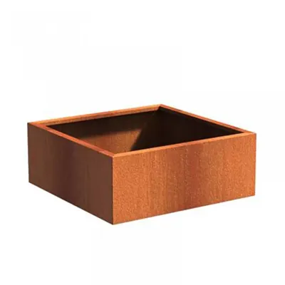 Bloembak Andes Cortenstaal 100x100x40cm