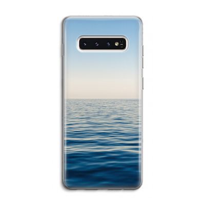 Water horizon: Samsung Galaxy S10 4G Transparant Hoesje