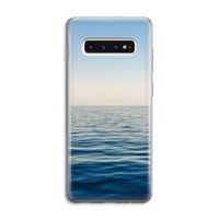 Water horizon: Samsung Galaxy S10 4G Transparant Hoesje