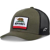 ALPINESTARS Cali 2.0 Hat, Petjes en mutsen voor de motorfietsrijder, Militair Groen-Zwart