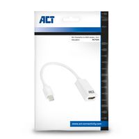 ACT AC7525 video kabel adapter 0,15 m Mini DisplayPort HDMI Type A (Standaard) Wit - thumbnail