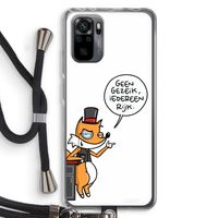 Geen Gezeik: Xiaomi Redmi Note 10 Pro Transparant Hoesje met koord