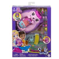 Polly Pocket Hedgehog mam en pap compact - thumbnail