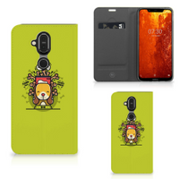 Nokia 8.1 Magnet Case Doggy Biscuit - thumbnail