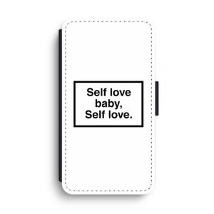 Self love: iPhone XS Max Flip Hoesje