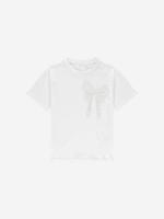 Nik&Nik zomer t-shirt meisjes - off wit - Bow