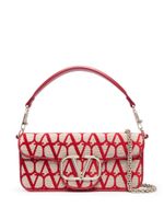 Valentino Garavani sac porté épaule à plaque logo - Rouge
