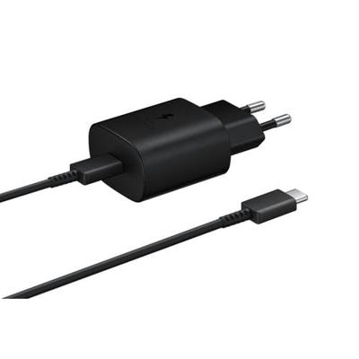 Samsung oplader met kabel 1m usb c 25w zwart