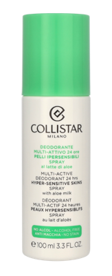 Collistar Multi-Active Deo Hyper-Sens. Skins 24H 100 ml Deodorant