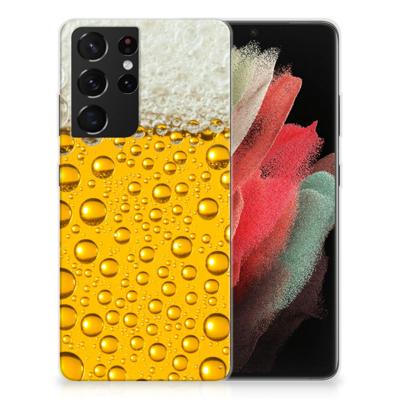 Samsung Galaxy S21 Ultra | Siliconen Case | Bier