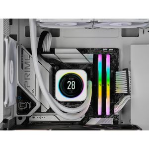 Corsair 32 GB DDR5-6000 Kit werkgeheugen CMH32GX5M2B6000C40W, Vengeance RGB, XMP 3.0